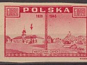 Poland - 1945 - Landscape - 1,50 ZT - Red - Polonia, Landscape - Scott 374 - View Warszawa 1939-1945 - 0